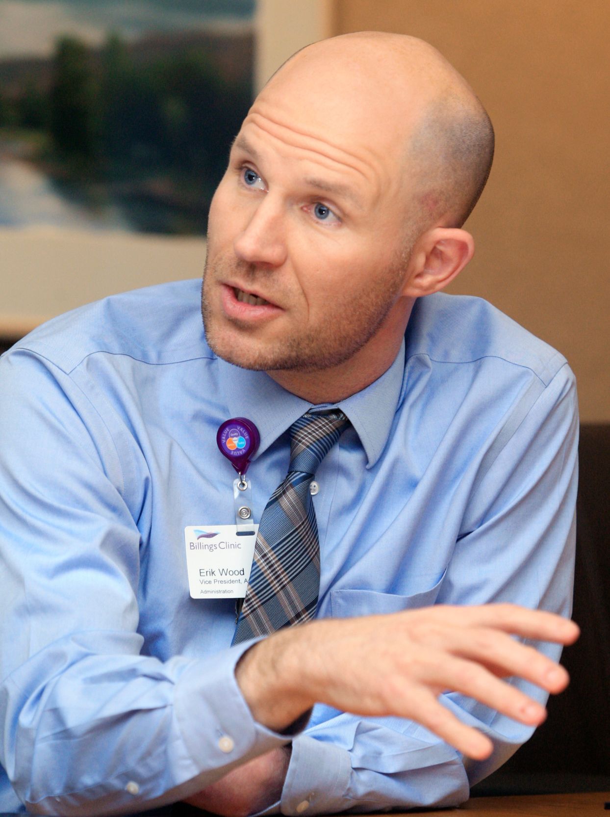 Vice president of ancillary services Erik Wood
